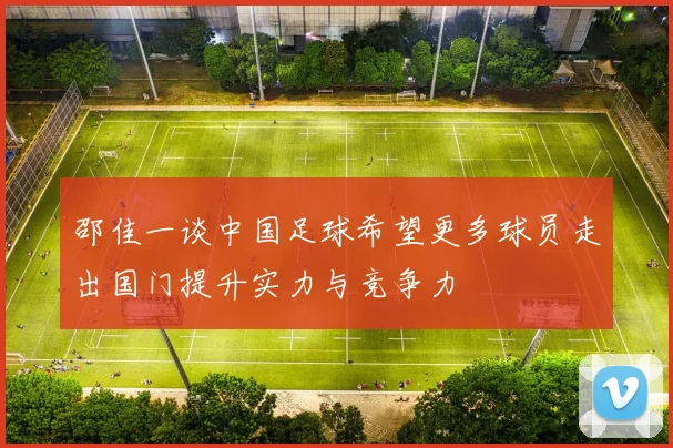 邵佳一谈中国足球希望更多球员走出国门提升实力与竞争力