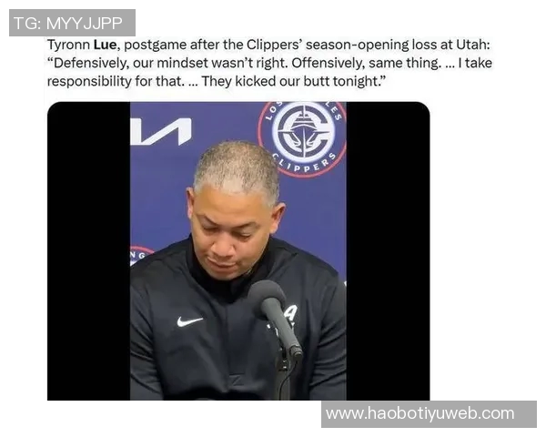 乔治复出对决快船卢指导期待他状态平平以免影响比赛